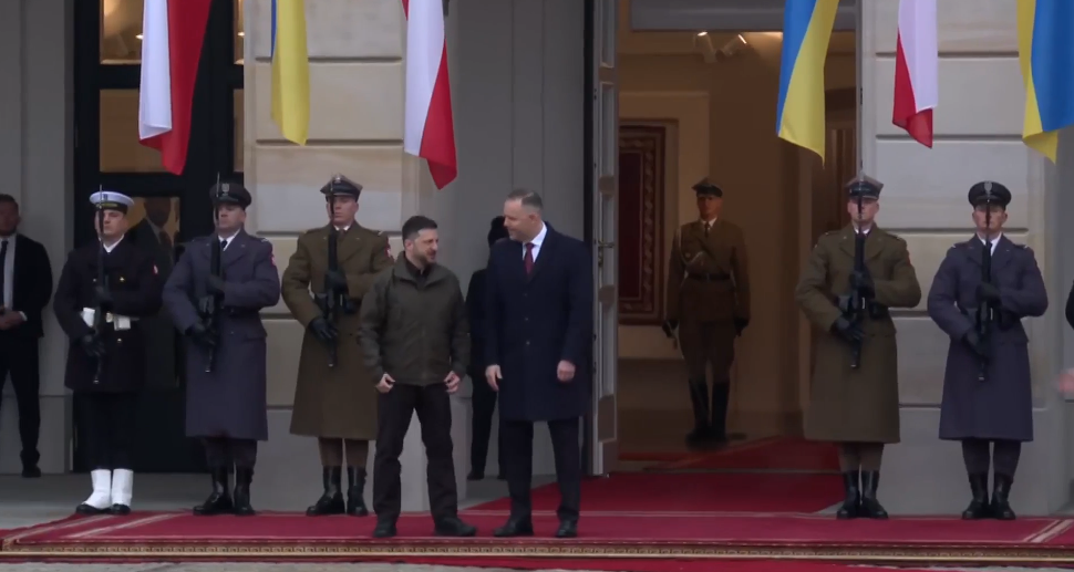 Зеленський і Навроцький вперше зустрілися в Польщі